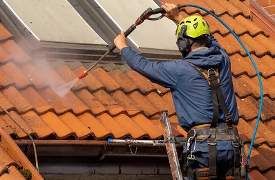 Démoussage et hydrofuge de toiture à Farinole